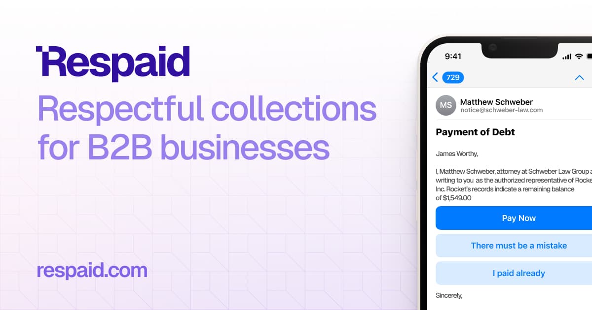 Respaid | Respectful B2B Collection, Powered by AI.