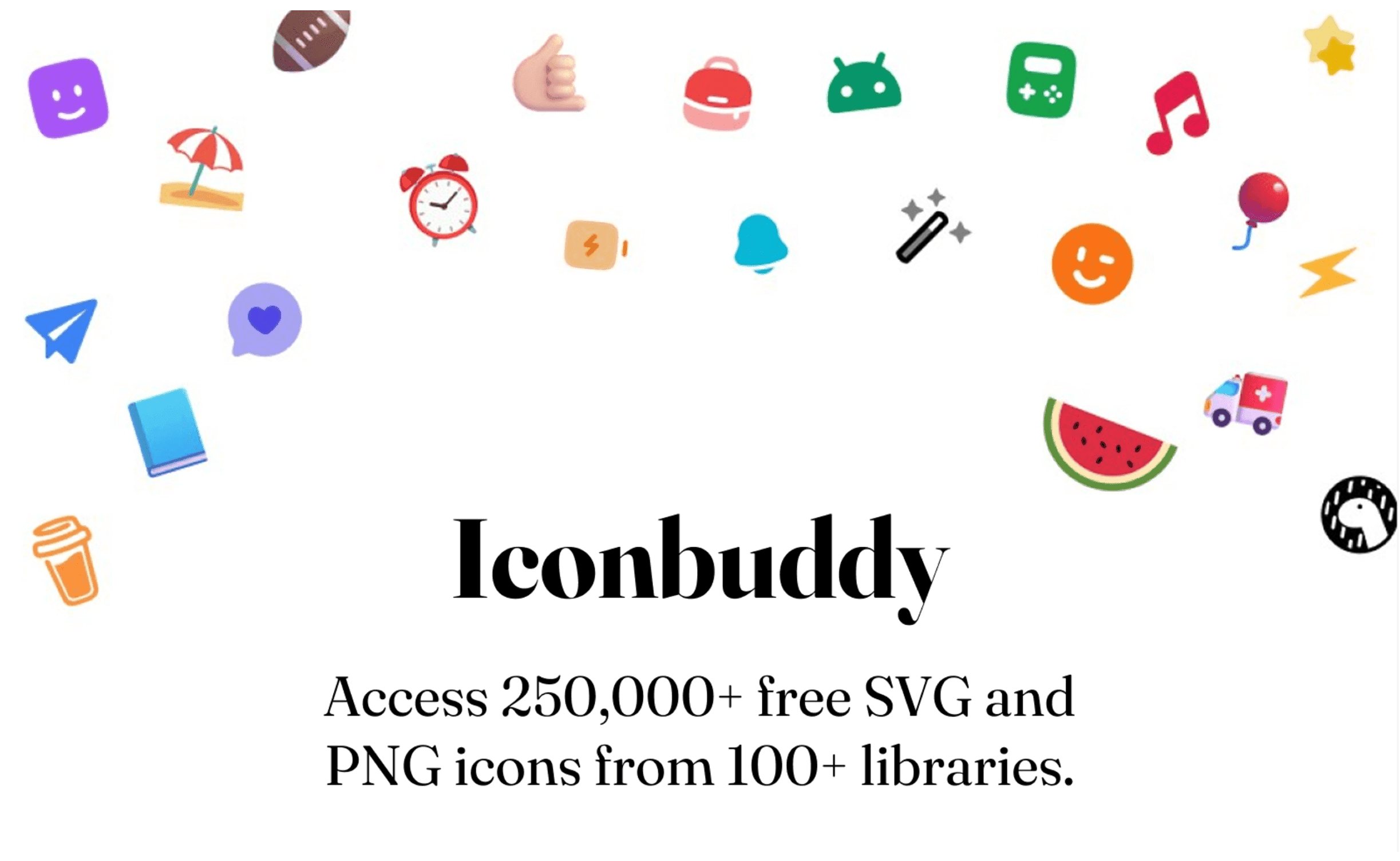 Iconbuddy — Free and Open Source SVG icons