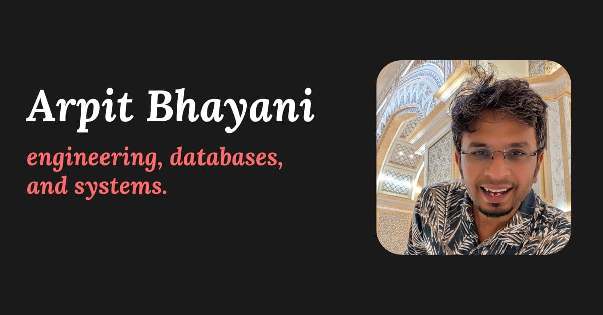 Knowledge Base | Arpit Bhayani